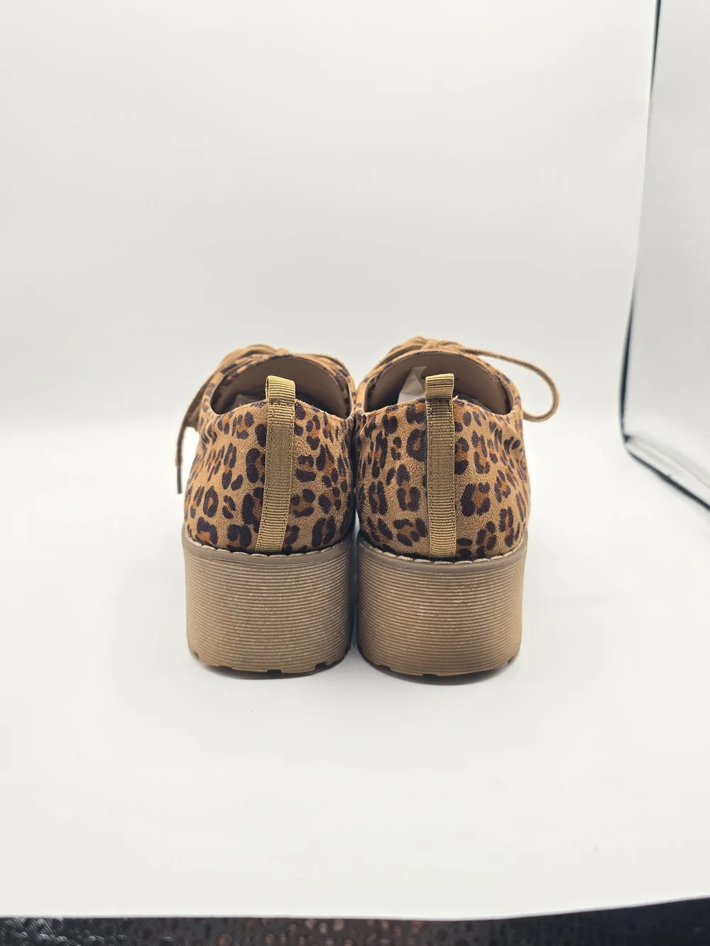 Dirty Laundry Leopard Print Platform Sneakers in Brown Women's 8.5 Preppy Casual